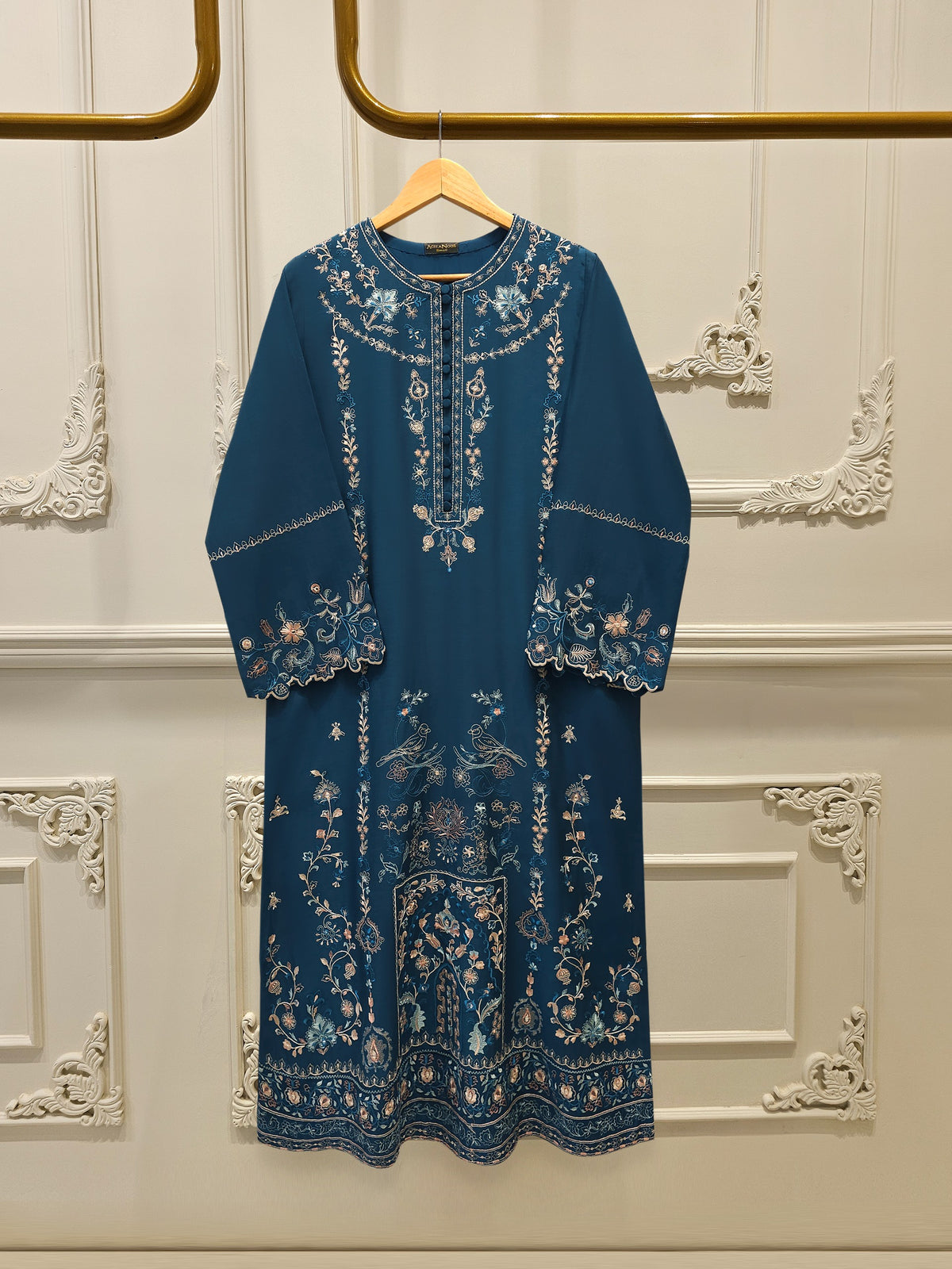 Embroidered Kora Cotton Shirt S113275