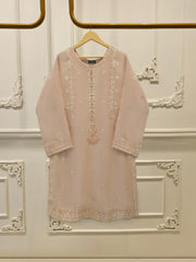 Pure Embroidered Cotton Net Shirt-S114973