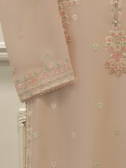 Pure Embroidered Cotton Net Shirt-S114973