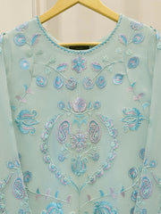 Pure Embroidered Cotton Net Shirt-S112997