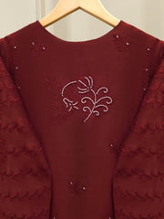 Pure Embroidered  Shisha Silk Shirt S115123