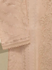3 Piece- Pure  Shisha Silk Embroidered Suit S115122