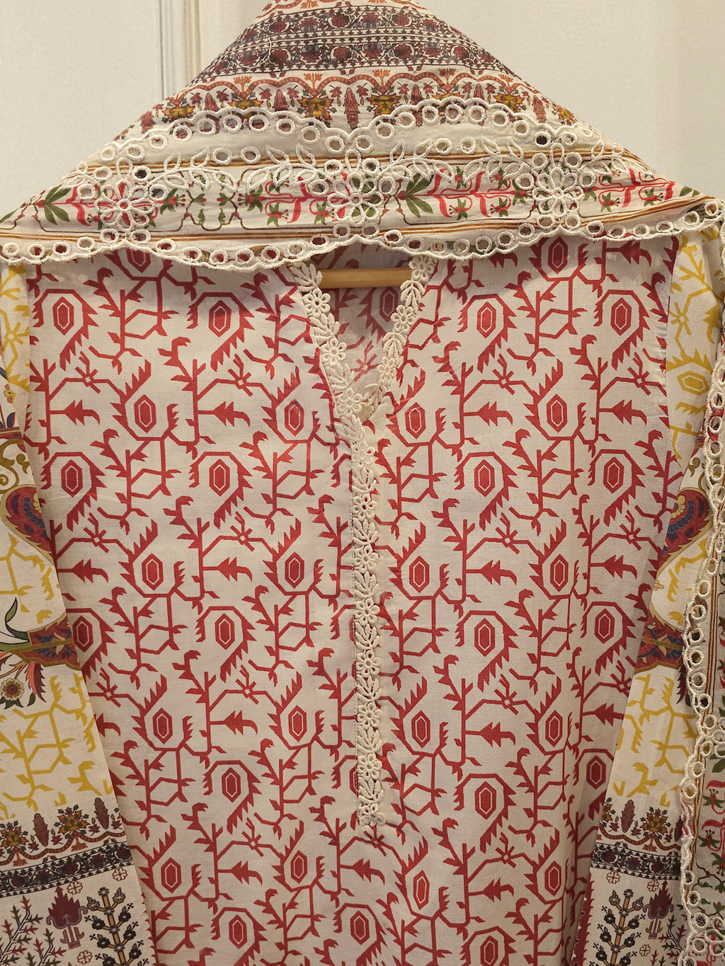 2 Piece -Digital Printed Cambric Suit S115121