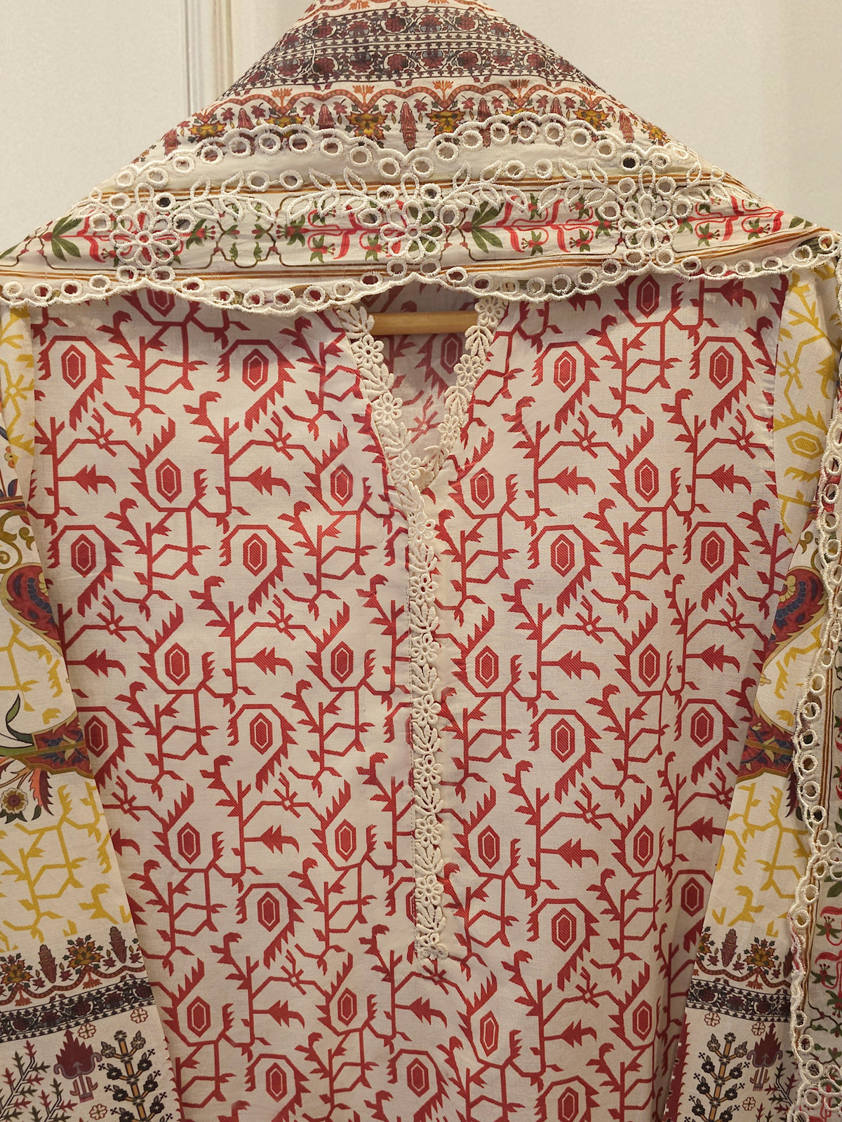 2 Piece -Digital Printed Cambric Suit S115121