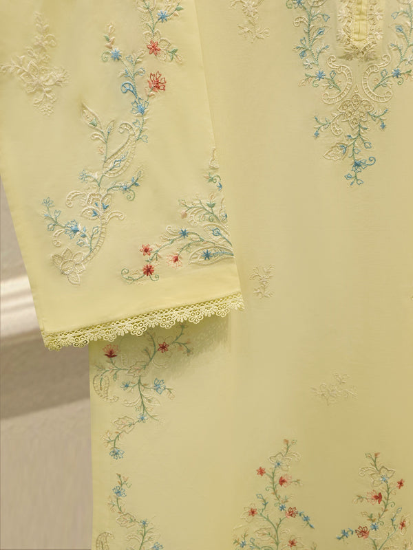 2 Piece - Embroidered Cambric Suit S115126