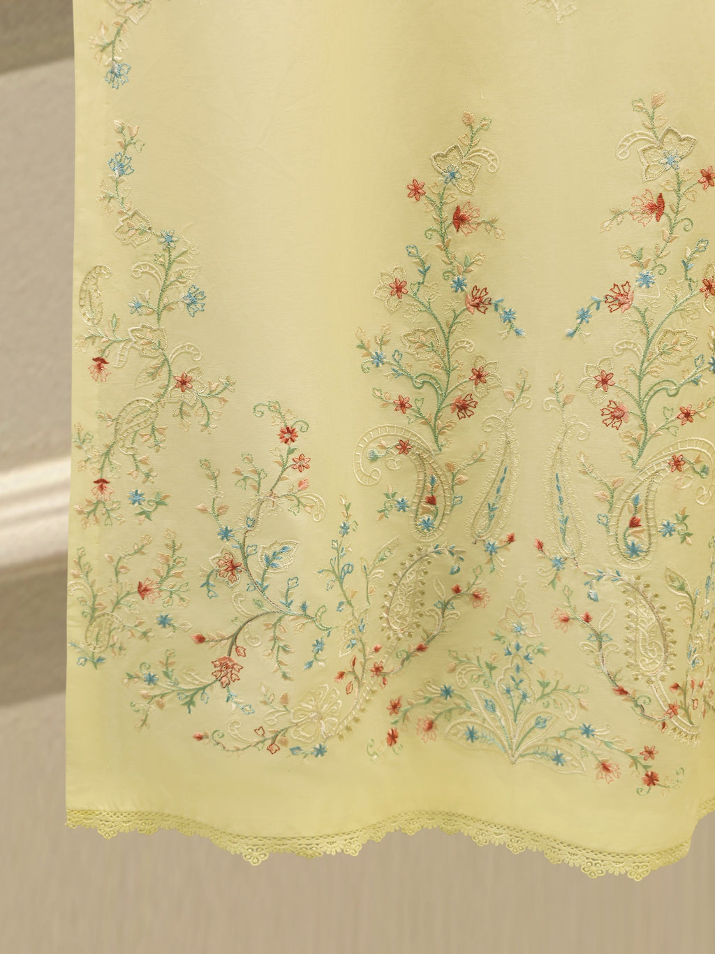 2 Piece - Embroidered Cambric Suit S115126