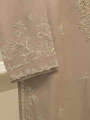 3 Piece - Pure Khaddi Silk Embroidered  Suit S115129