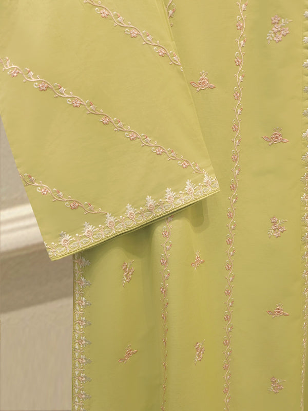 3 Piece - Embroidered Cambric Suit S115137