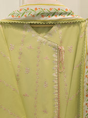3 Piece - Embroidered Cambric Suit S115137