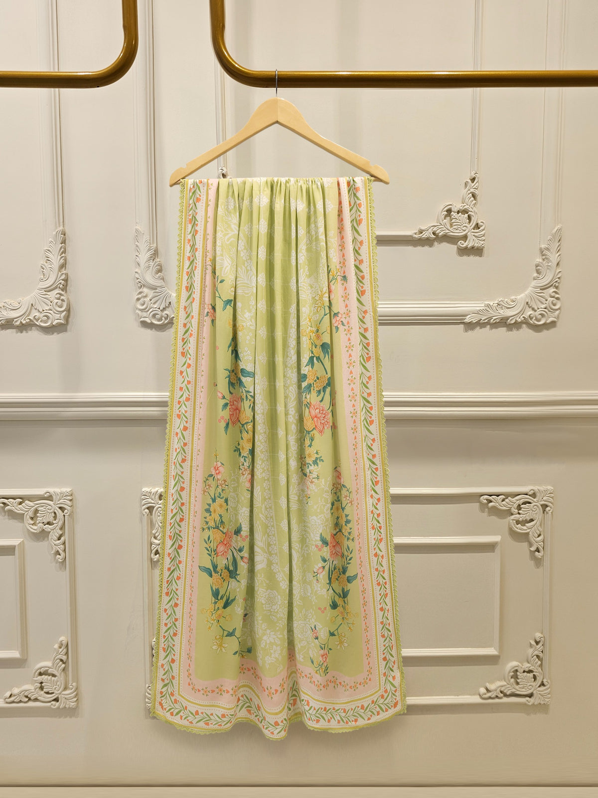 3 Piece - Embroidered Cambric Suit S115137