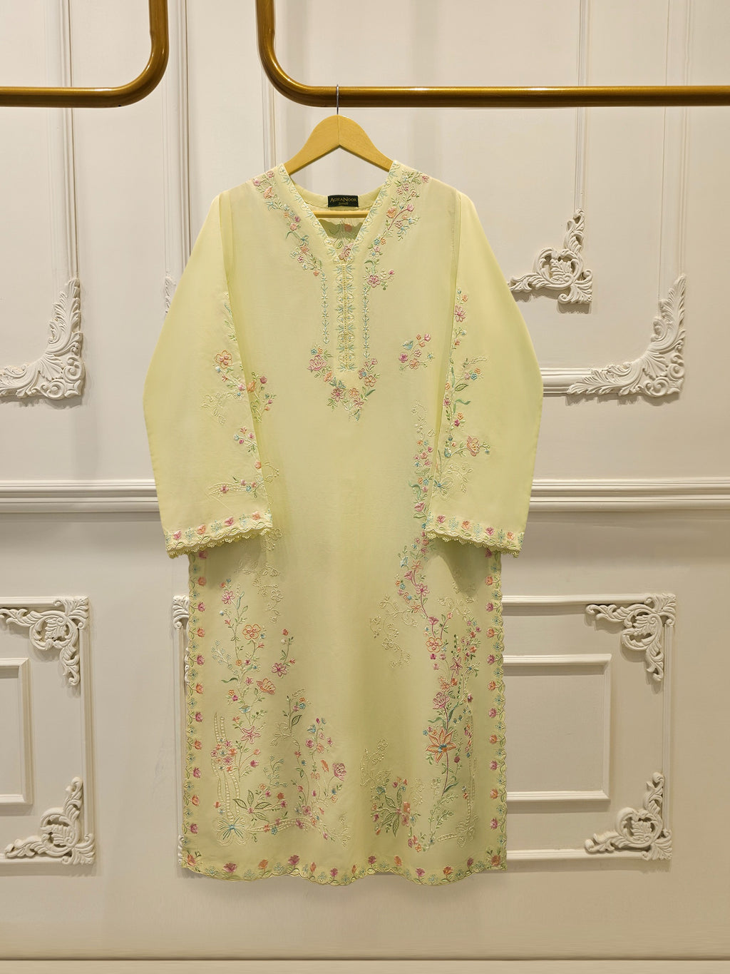 2 Piece - Embroidered Cambric Suit S115145