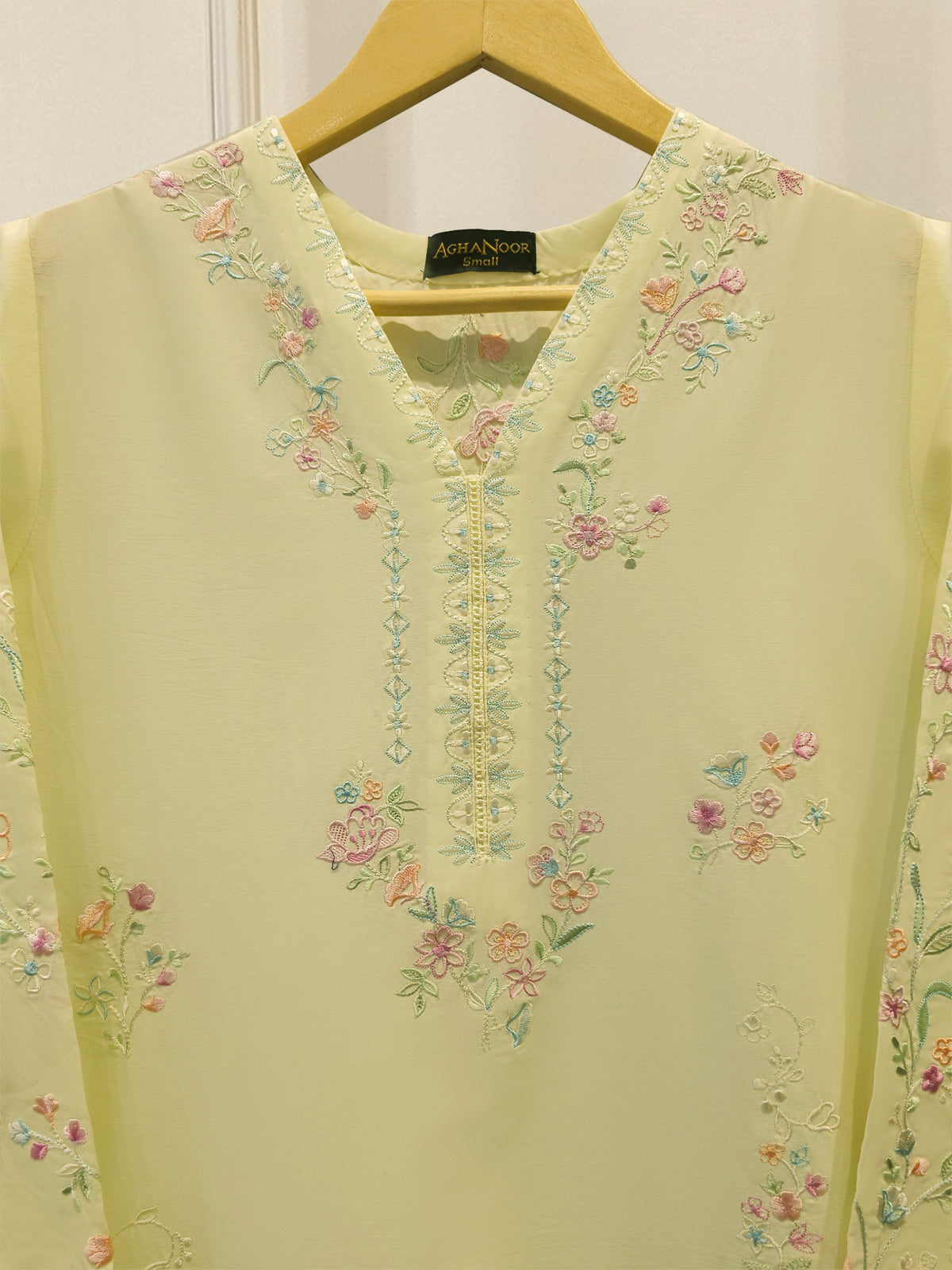 2 Piece - Embroidered Cambric Suit S115145
