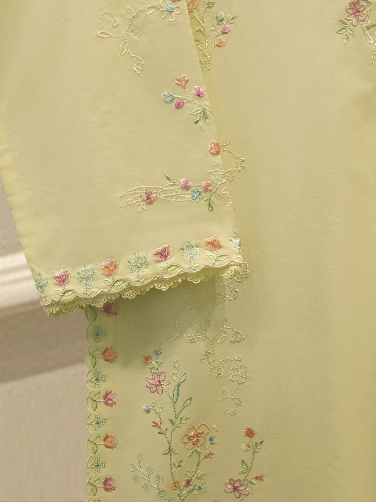 2 Piece - Embroidered Cambric Suit S115145