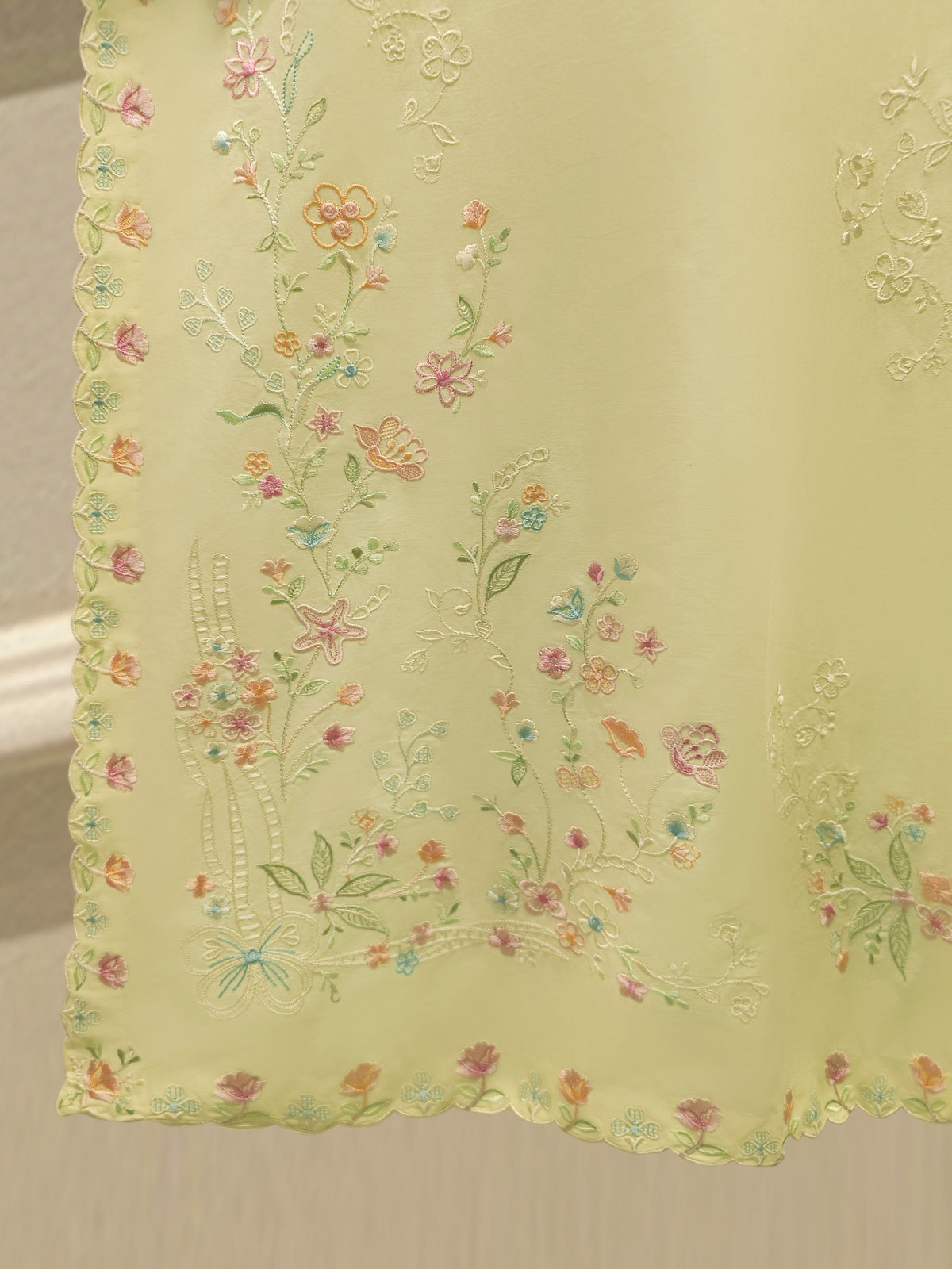 2 Piece - Embroidered Cambric Suit S115145