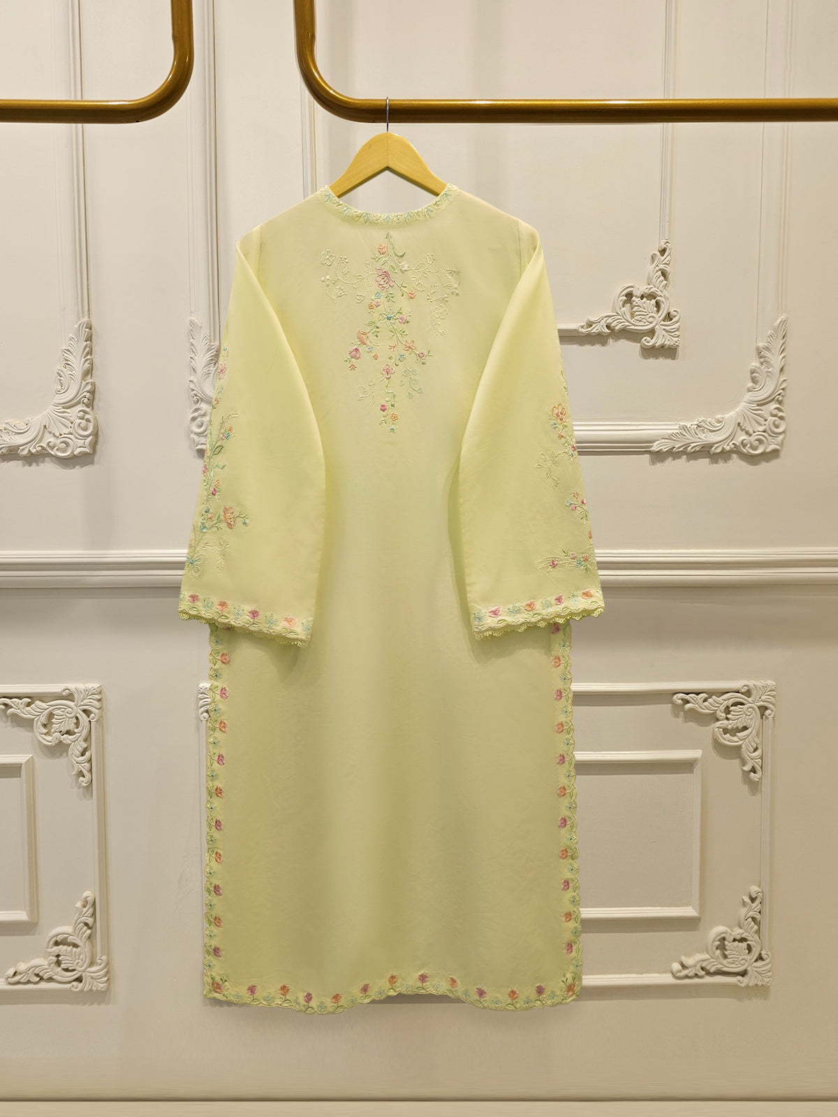 2 Piece - Embroidered Cambric Suit S115145