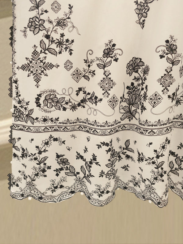 3 Piece - Embroidered Cambric Suit S115169