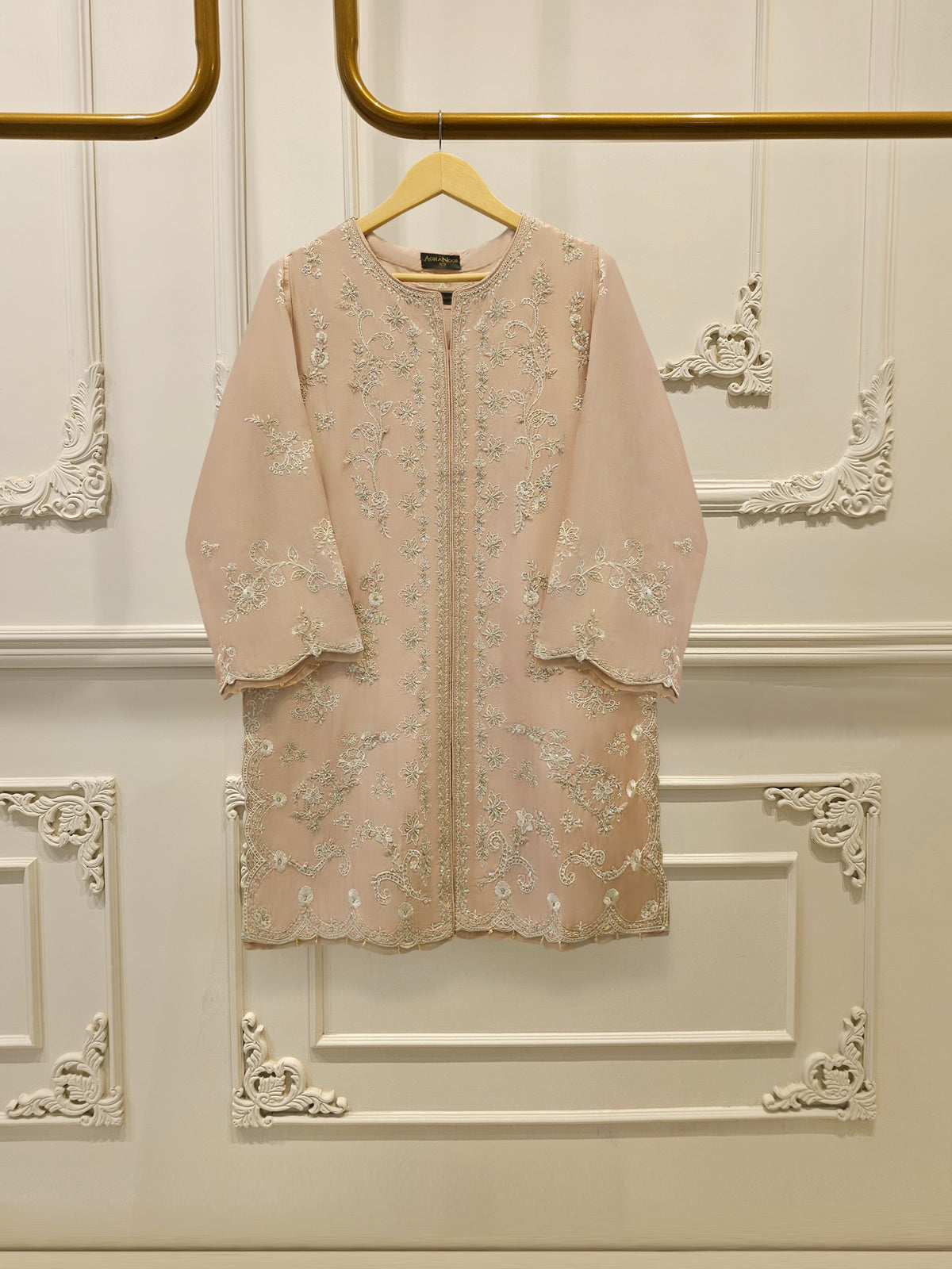2 Piece- Pure Sheesha Silk Embroidered Suit S115154