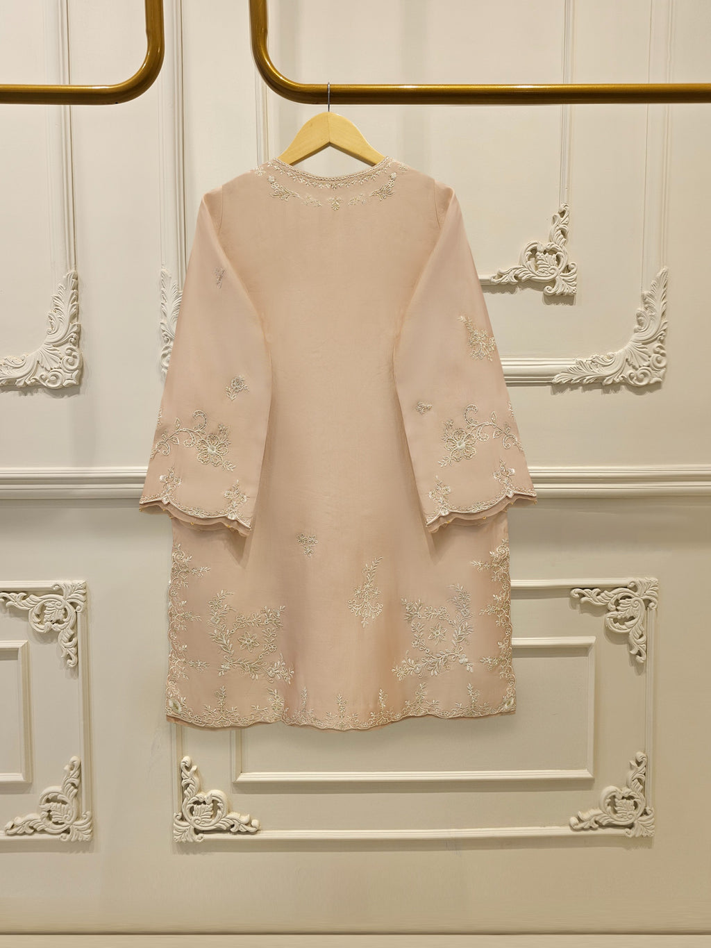 2 Piece- Pure Sheesha Silk Embroidered Suit S115154