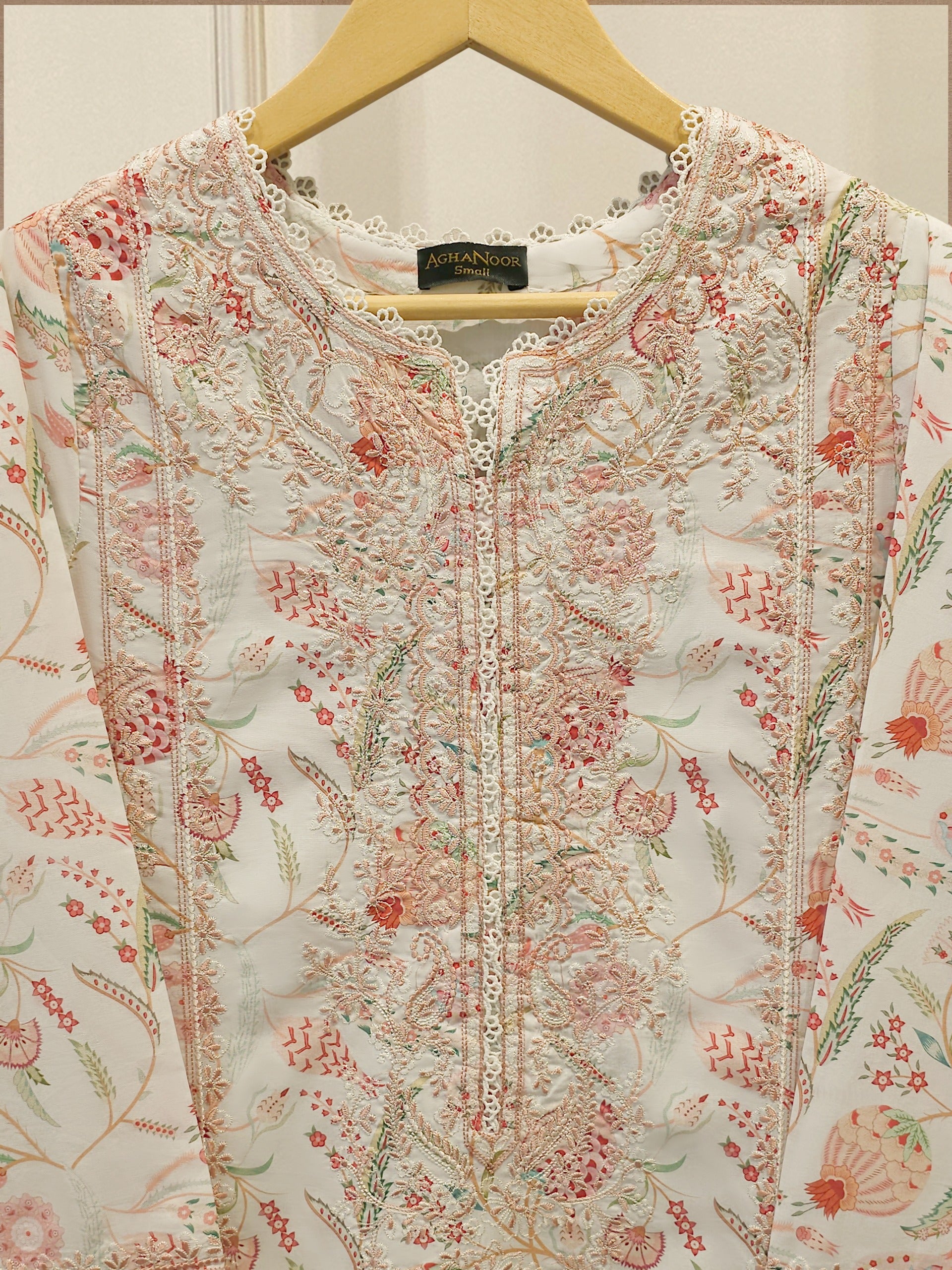 2 Piece Digital Printed Embroidered Lawn Suit S115174 Secondary image