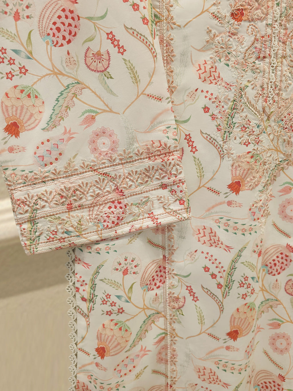 2 Piece Digital Printed Embroidered Lawn Suit S115174