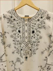2 Piece - Embroidered Kora  Cotton Suit S115200