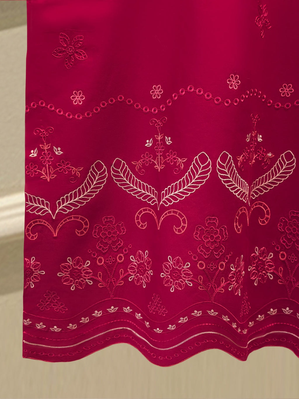 2 Piece - Embroidered Cambric Suit WS00405
