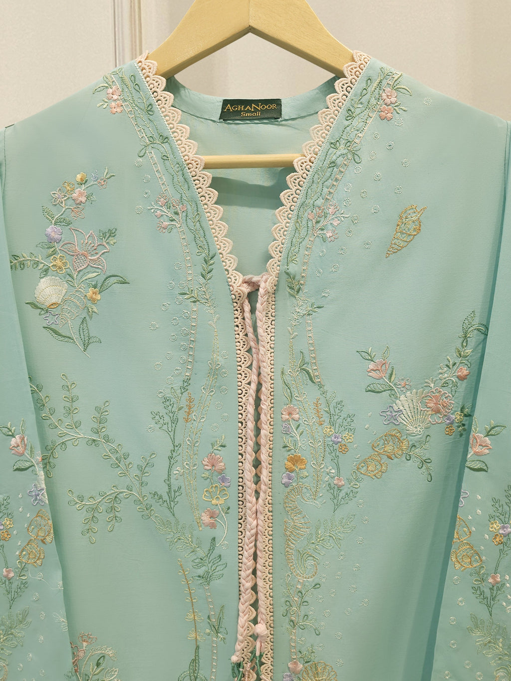 2 Piece - Embroidered Cambric Suit S115219