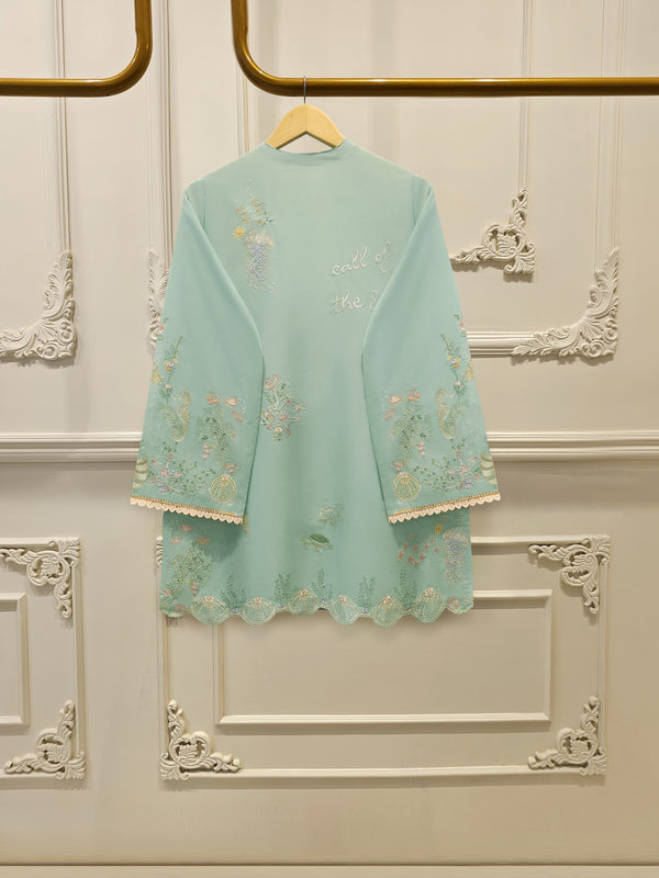 2 Piece - Embroidered Cambric Suit S115219