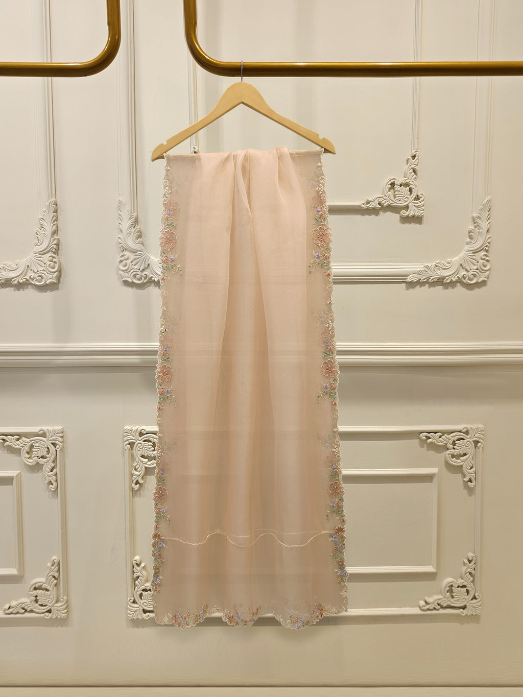 3 Piece - Pure Khaddi Silk Embroidered  Suit S115261