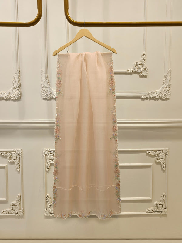 3 Piece - Pure Khaddi Silk Embroidered  Suit S115261