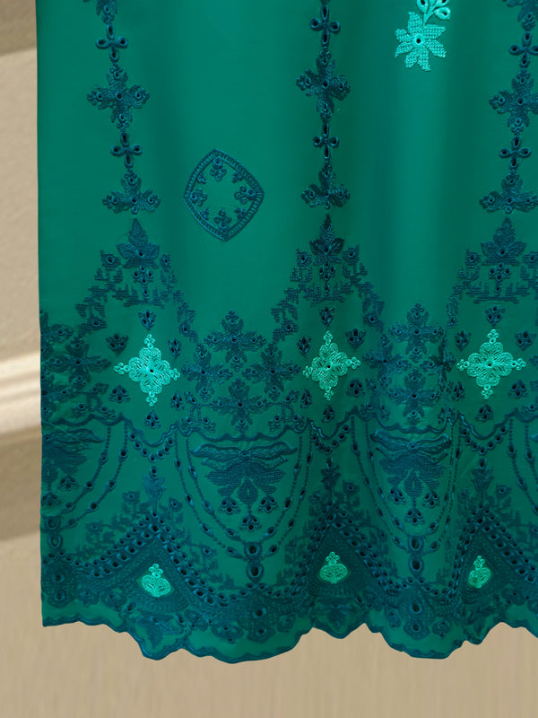 2-Piece Embroidered Cambric Suit S115313