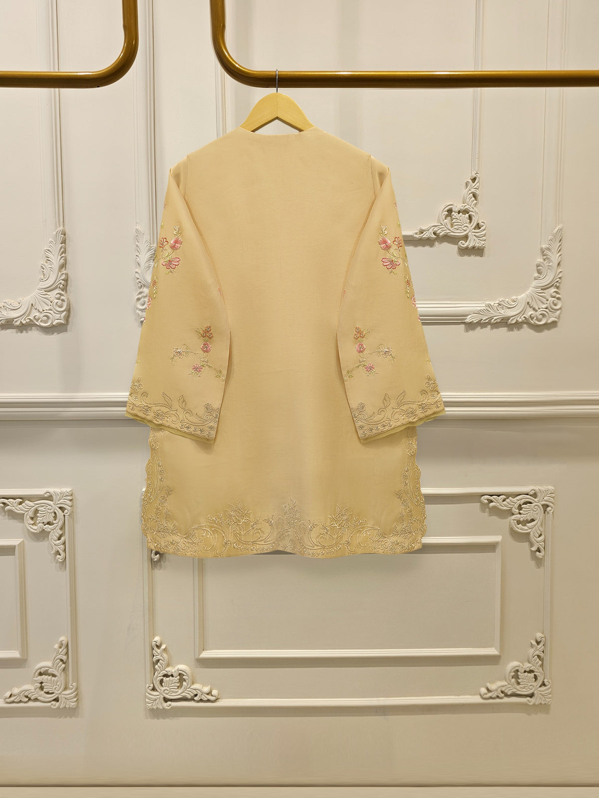 2 Piece- Pure Sheesha Silk Embroidered Suit S115310