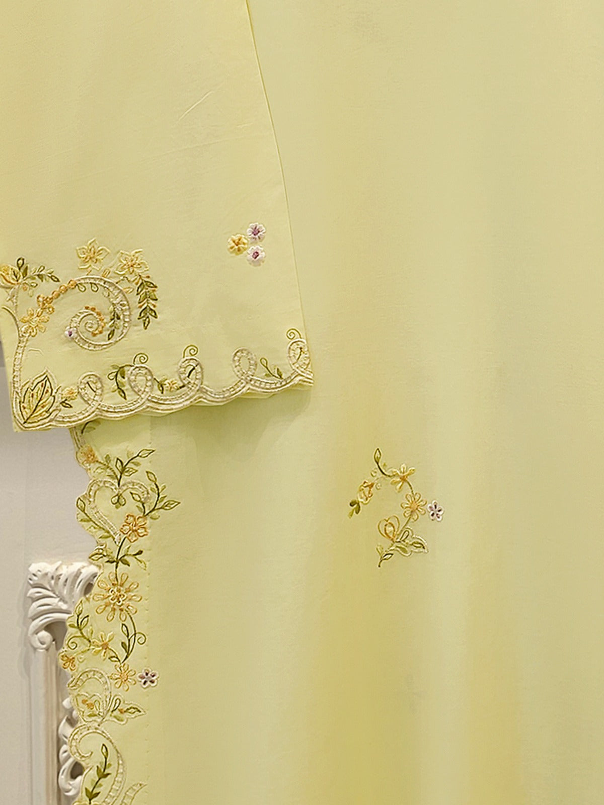 2 Piece - Embroidered Cambric Suit S115277 Secondary image