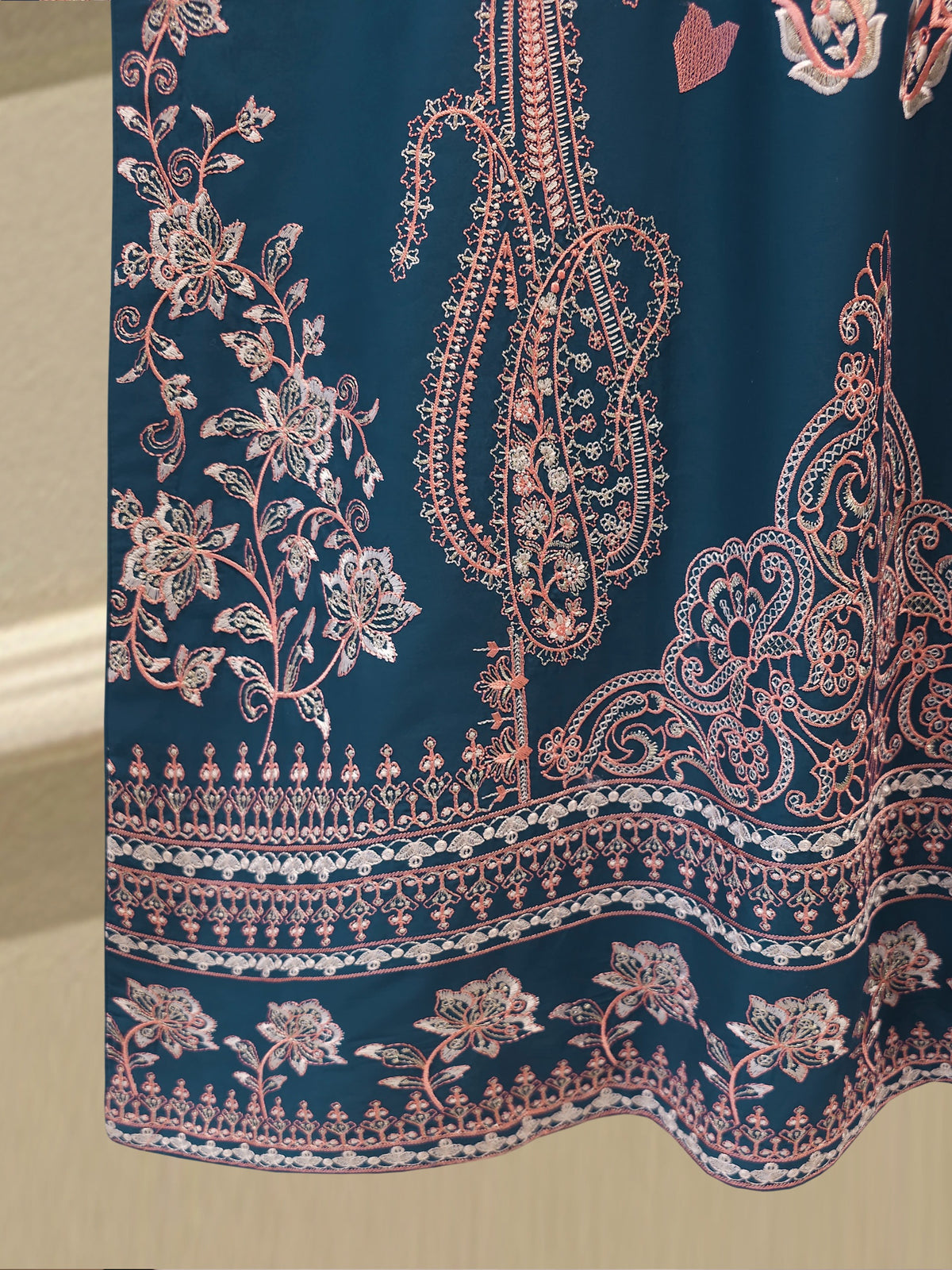 2 Piece - Embroidered Cambric Suit S115305