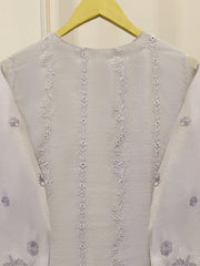 Pure Embroidered Cotton Net Shirt-S114098