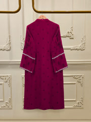 2 Piece - Pure Embroidered Cotton Net Suit S113206