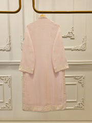 2 Piece - Pure Embroidered Cotton Net Suit S113578