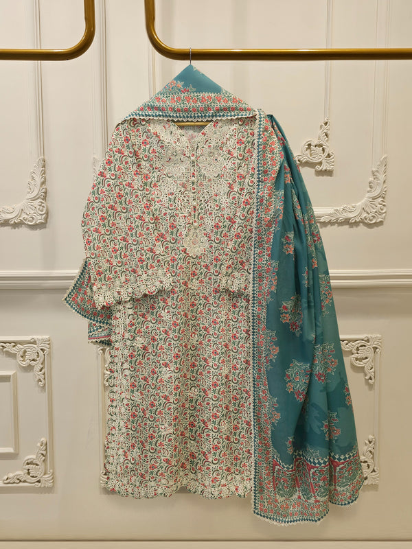 3-Piece Embroided Lawn Suit S115343