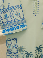 2 Piece - Digital Printed  Lawn Suit S115361