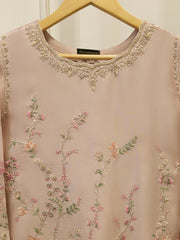 2 Piece- Pure Sheesha Silk Embroidered Suit S115394