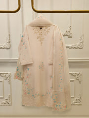 3 Piece - Pure Khaddi Silk Embroidered  Suit S115379