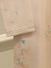 3 Piece - Pure Khaddi Silk Embroidered  Suit S115379