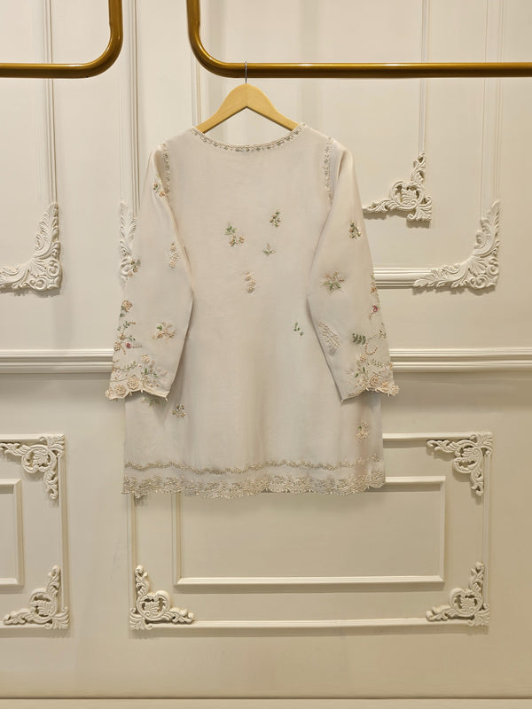 2 Piece- Pure Sheesha Silk Embroidered Suit S115381