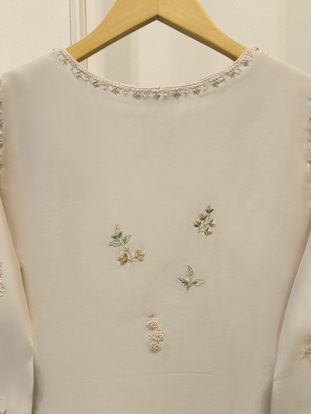 2 Piece- Pure Sheesha Silk Embroidered Suit S115381