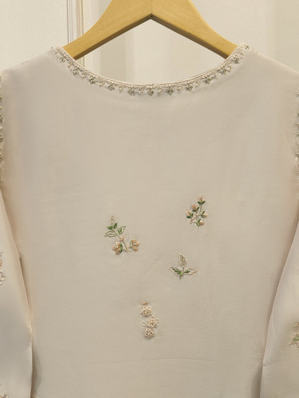 2 Piece- Pure Sheesha Silk Embroidered Suit S115381