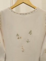 2 Piece- Pure Sheesha Silk Embroidered Suit S115381