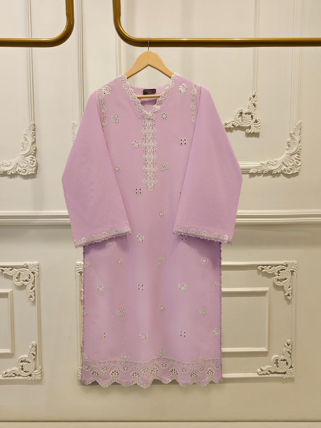2 Piece - Embroidered Cambric Suit S115321