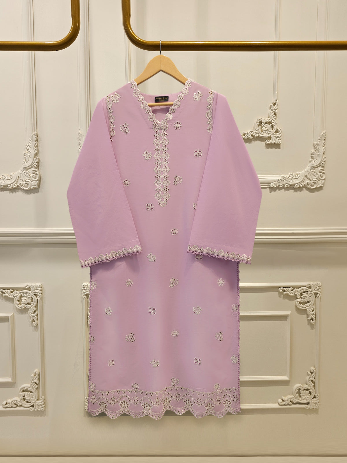 2 Piece - Embroidered Cambric Suit S115321