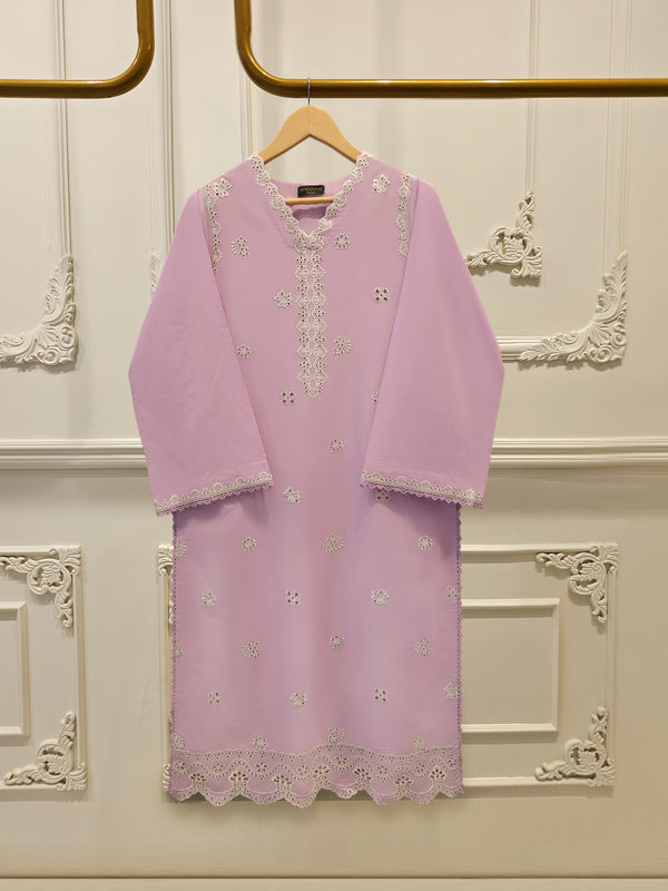 2 Piece - Embroidered Cambric Suit S115321
