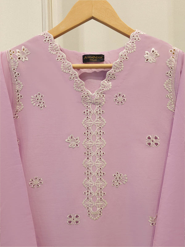 2 Piece - Embroidered Cambric Suit S115321